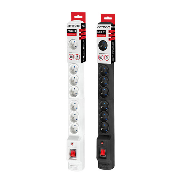 Zdjęcie produktu: Listwa zasilająca Armac Multi M9 szara 5m, 9 gniazd (M9/50/SZ)