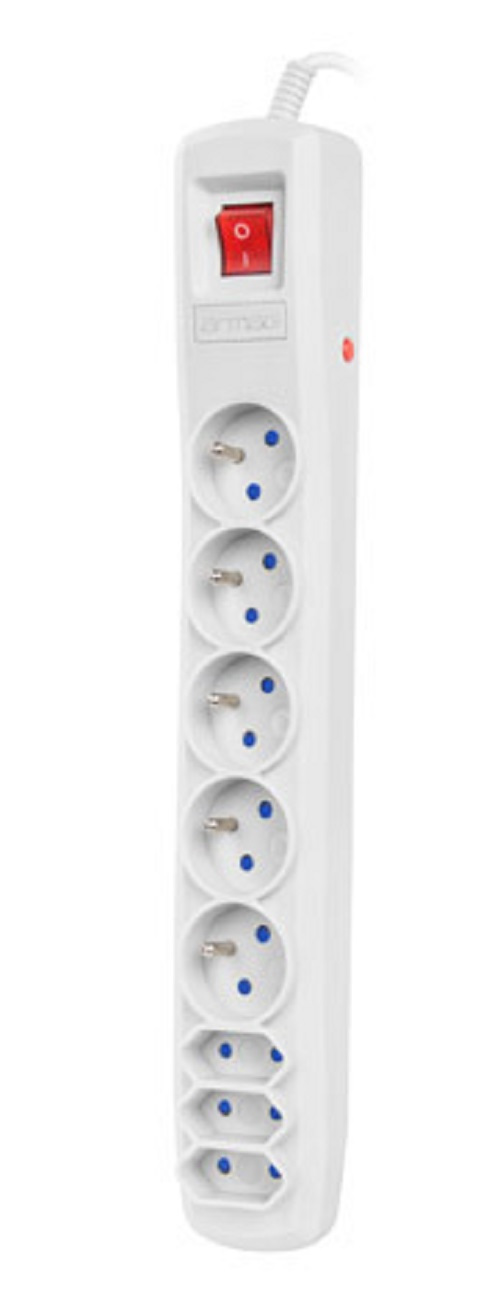 Listwa zasilająca Armac ARC8 szara 3m, 5 gniazd PL + 3 gniazda europlug (ARC8/30/SZ) Listwa zasilająca Armac ARC8 szara 3m, 5 gniazd PL + 3 gniazda europlug (ARC8/30/SZ)