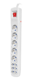Miniatura zdjęcia: Listwa zasilająca Armac ARC8 szara 5m, 5 gniazd PL + 3 gniazda europlug (ARC8/50/SZ)