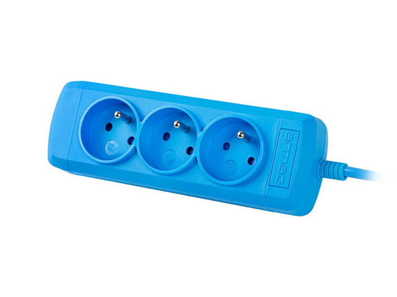 Zdjęcie produktu: Listwa zasilająca Armac ARCOLOR3 niebieska 3m, 3 gniazda 230V PL (ARCOLOR3/30/NI) Zdjęcie produktu: Listwa zasilająca Armac ARCOLOR3 niebieska 3m, 3 gniazda 230V PL (ARCOLOR3/30/NI)