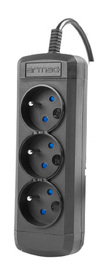 Listwa zasilająca Armac ARCOLOR3 czarna 5m, 3 gniazda 230V PL (ARCOLOR3/50/CZ)