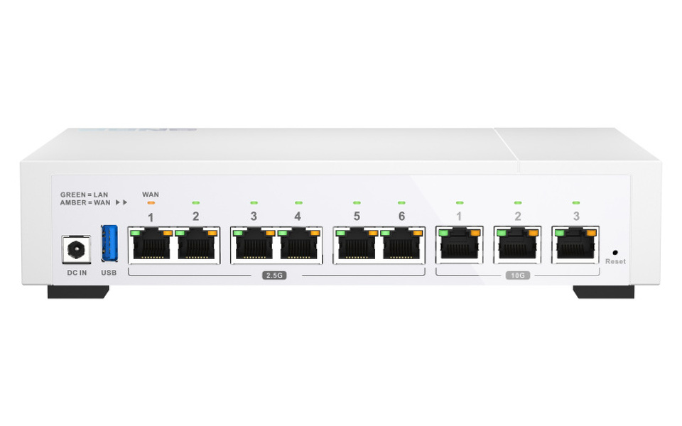 Zdjęcie produktu: Qnap QHora-322 Router 4GB 3x 10GBase-T 6X RJ Zdjęcie produktu: Qnap QHora-322 Router 4GB 3x 10GBase-T 6X RJ