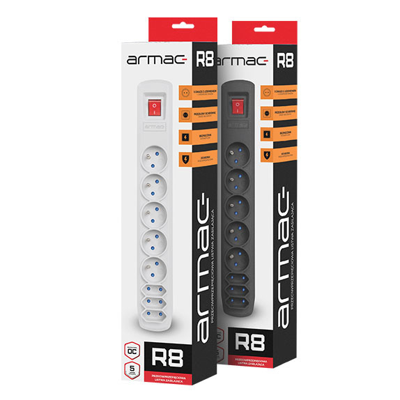 Armac R8 listwa zasilająca (R8/50/CZ) Armac R8 listwa zasilająca (R8/50/CZ)