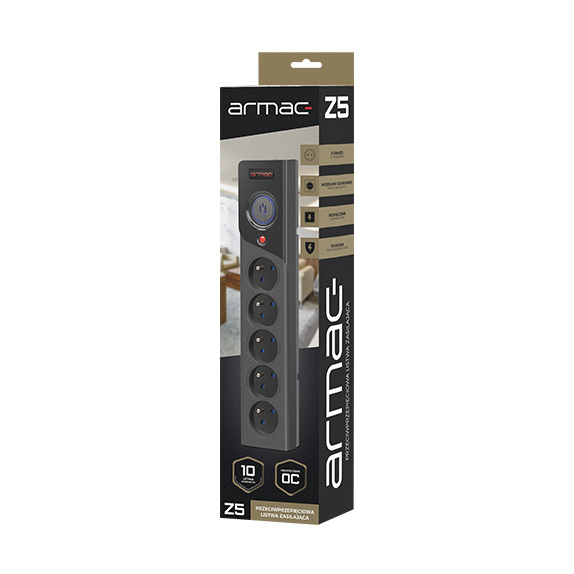 Armac Z5 listwa zasilająca (Z5/50/CZ) Armac Z5 listwa zasilająca (Z5/50/CZ)