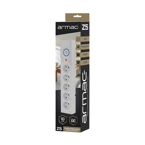 Armac Z5 listwa zasilająca (Z5/15/SZ) Armac Z5 listwa zasilająca (Z5/15/SZ)