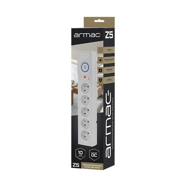 Zdjęcie produktu: Armac Z5 listwa zasilająca (Z5/50/SZ)