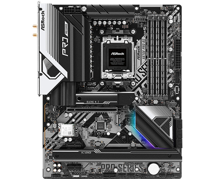 Zdjęcie produktu: Płyta główna ASRock X670E Pro RS AM5 Zdjęcie produktu: Płyta główna ASRock X670E Pro RS AM5