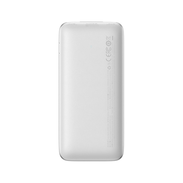 Zdjęcie produktu: Powerbank Baseus Bipow PRO 10000mAh, 2xUSB, USB TYP-C, + przewód USB 3A 0.3m, 20W - biały (PPBD040102)