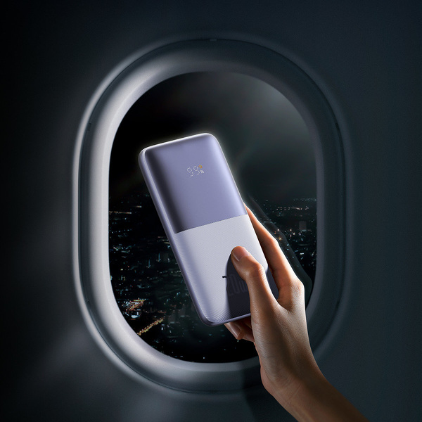 Zdjęcie produktu: Powerbank Baseus Bipow PRO 10000mAh, 2xUSB, USB TYP-C, + przewód USB 3A 0.3m, 20W - fioletowy (PPBD040105) Zdjęcie produktu: Powerbank Baseus Bipow PRO 10000mAh, 2xUSB, USB TYP-C, + przewód USB 3A 0.3m, 20W - fioletowy (PPBD040105)