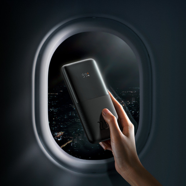 Zdjęcie produktu: Powerbank Baseus Bipow PRO 10000mAh, 2xUSB, USB TYP-C, + przewód USB 3A 0.3m, 22,5W - czarny (PPBD040001) Zdjęcie produktu: Powerbank Baseus Bipow PRO 10000mAh, 2xUSB, USB TYP-C, + przewód USB 3A 0.3m, 22,5W - czarny (PPBD040001)