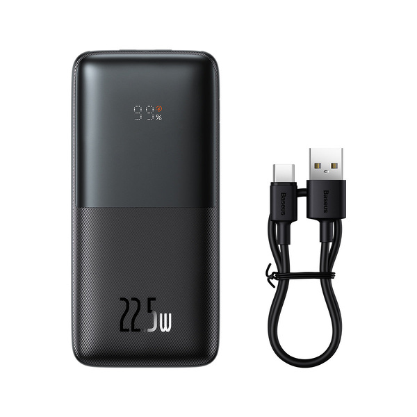 Zdjęcie produktu: Powerbank Baseus Bipow PRO 10000mAh, 2xUSB, USB TYP-C, + przewód USB 3A 0.3m, 22,5W - czarny (PPBD040001) Zdjęcie produktu: Powerbank Baseus Bipow PRO 10000mAh, 2xUSB, USB TYP-C, + przewód USB 3A 0.3m, 22,5W - czarny (PPBD040001)