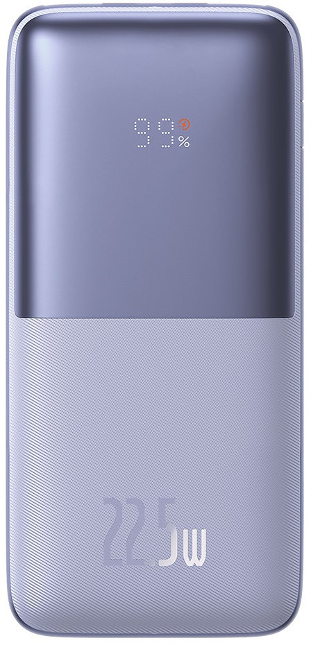 Powerbank Baseus Bipow PRO 10000mAh, 2xUSB, USB TYP-C, + przewód USB 3A 0.3m, 22,5W - fioletowy (PPBD040005)