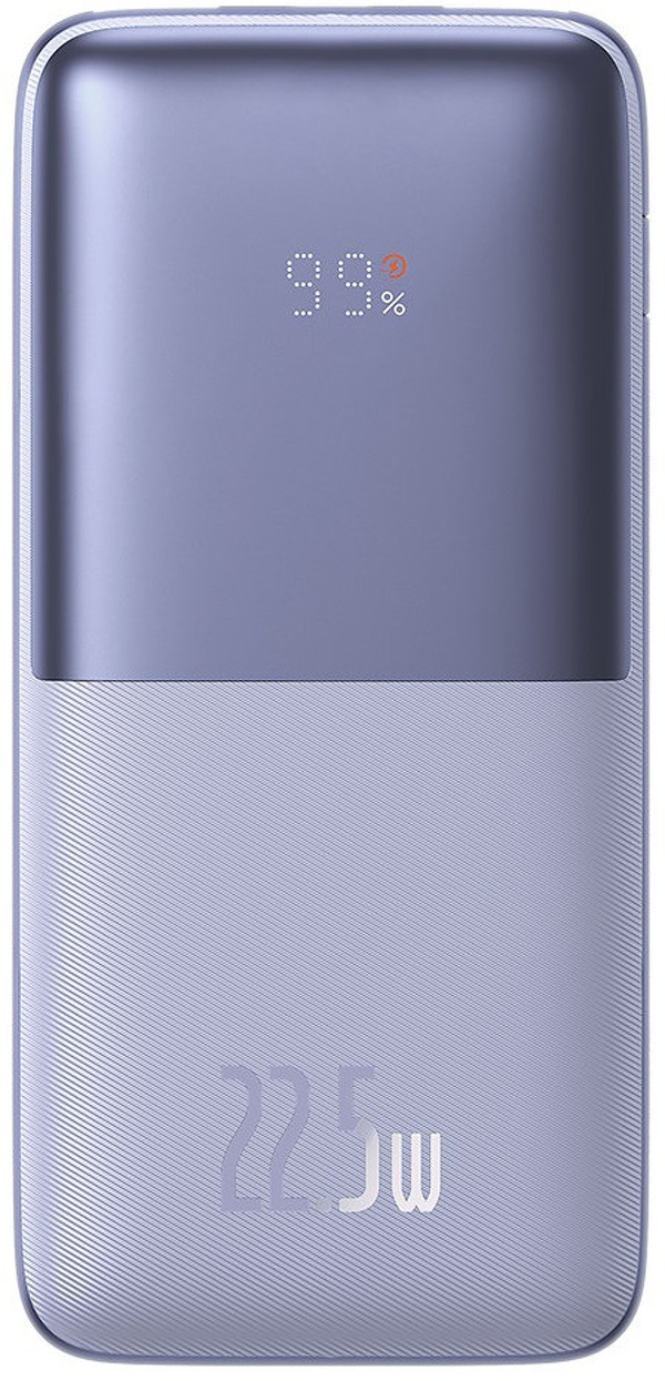 Zdjęcie produktu: Powerbank Baseus Bipow PRO 10000mAh, 2xUSB, USB TYP-C, + przewód USB 3A 0.3m, 22,5W - fioletowy (PPBD040005)