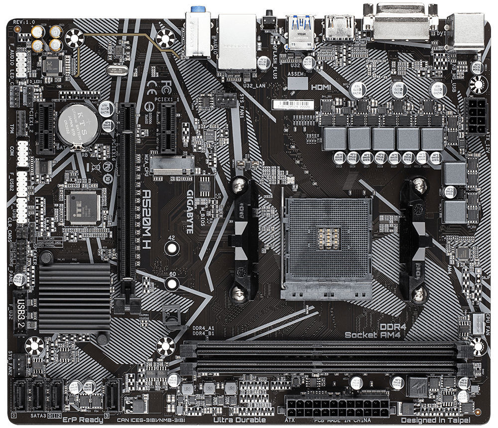 Gigabyte A520M H AM4