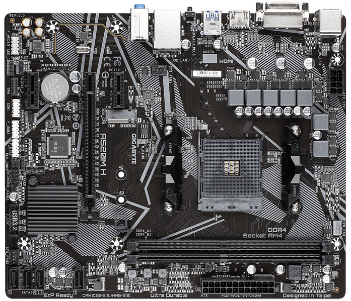 Zdjęcie produktu: Gigabyte A520M H AM4