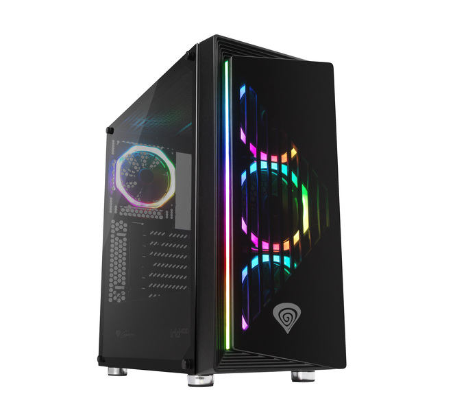Zdjęcie produktu: Obudowa do komputera Genesis IRID 400 ARGB, szklany panel, egz. ze zwrotu