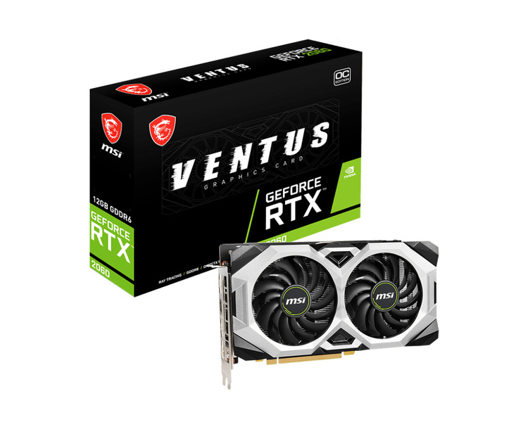 Zdjęcie produktu: MSI GeForce RTX 2060 VENTUS 12GB OC GDDR6 PCI-e