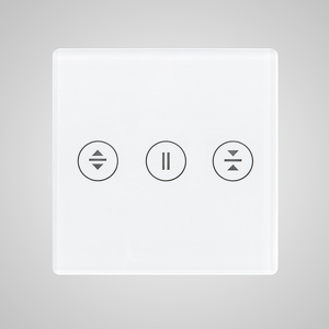 Miniatura produktu: Touchme TM829W Mały panel szklany 47x47mm, żaluzjowy, biały