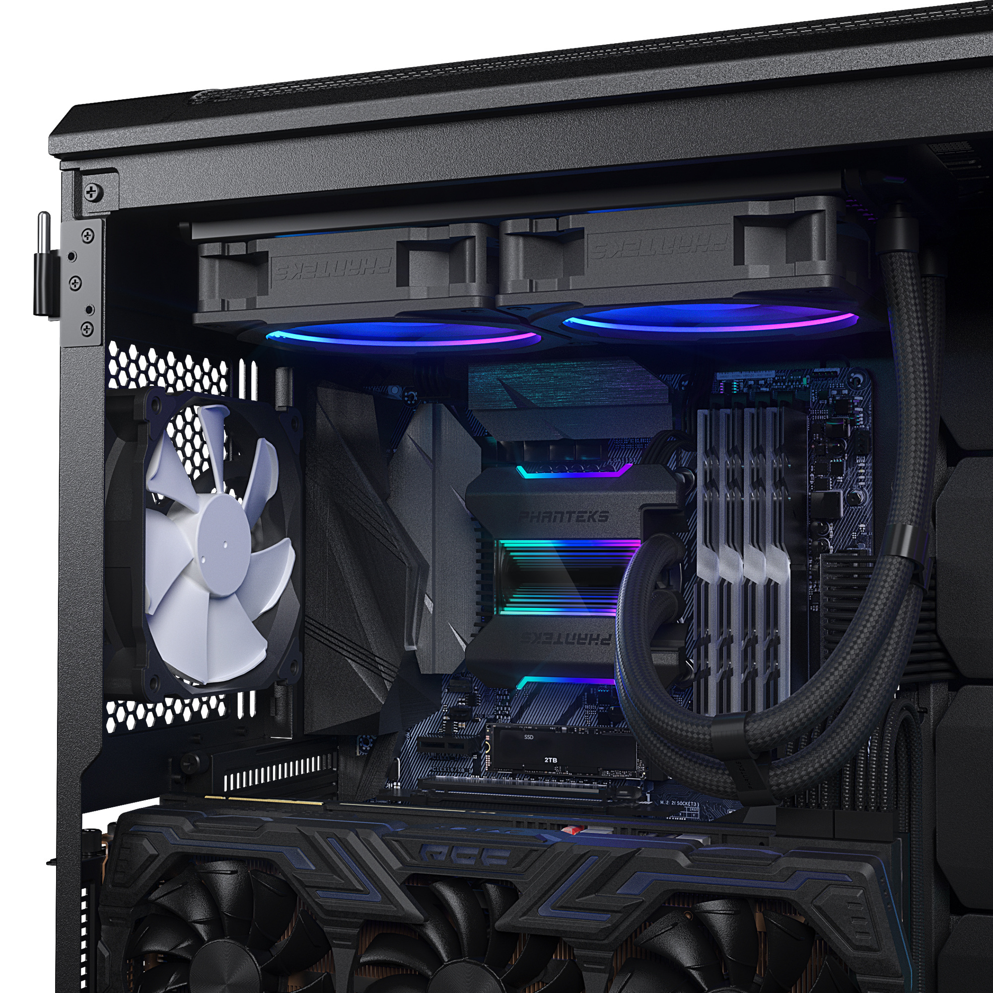 Phanteks Glacier One 240 MPH czarne ARGB, chłodzenie wodne 240mm Phanteks Glacier One 240 MPH czarne ARGB, chłodzenie wodne 240mm
