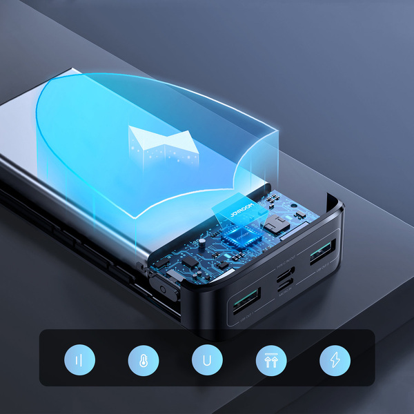 Zdjęcie produktu: Powerbank Joyroom 20000mAh, 22.5W, PD QC3.0 AFC czarny (JR-QP192) Zdjęcie produktu: Powerbank Joyroom 20000mAh, 22.5W, PD QC3.0 AFC czarny (JR-QP192)