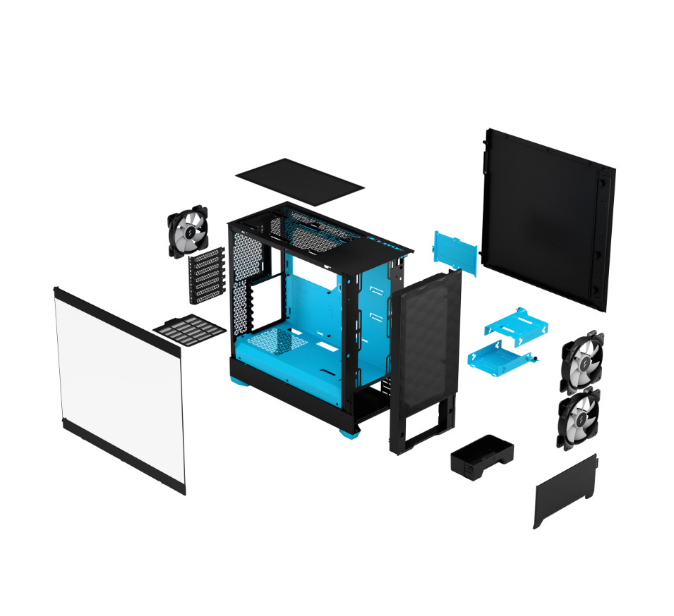 Fractal Design Pop Air RGB Cyan Core TG