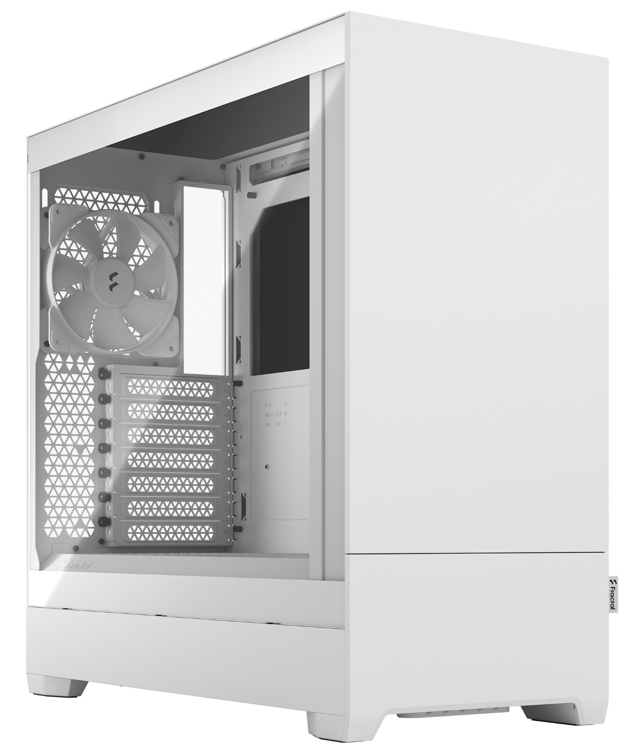 Fractal Pop Silent White TG (FD-C-POS1A-04)