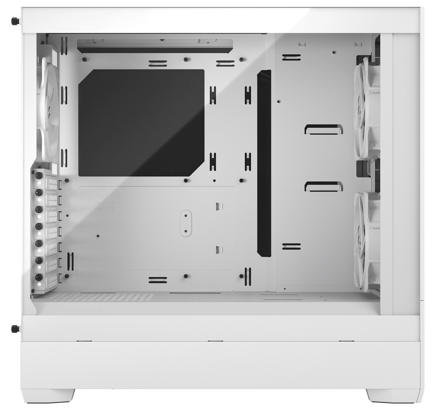 Fractal Pop Silent White TG (FD-C-POS1A-04)