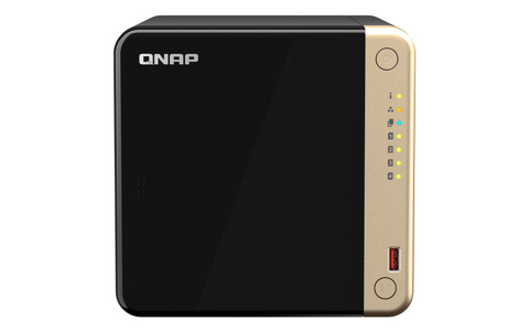 Miniatura produktu: Serwer plików QNAP TS-464-8G 4-bay, Celeron N5105/N5095 4-core 2.9 GHz, 16G RAM DDR4, 2x 2,5 GbE LAN, 2xUSB 2.0, 2xUSB 3.2, 1xHDMI, 2x M.2 2280 NVMe