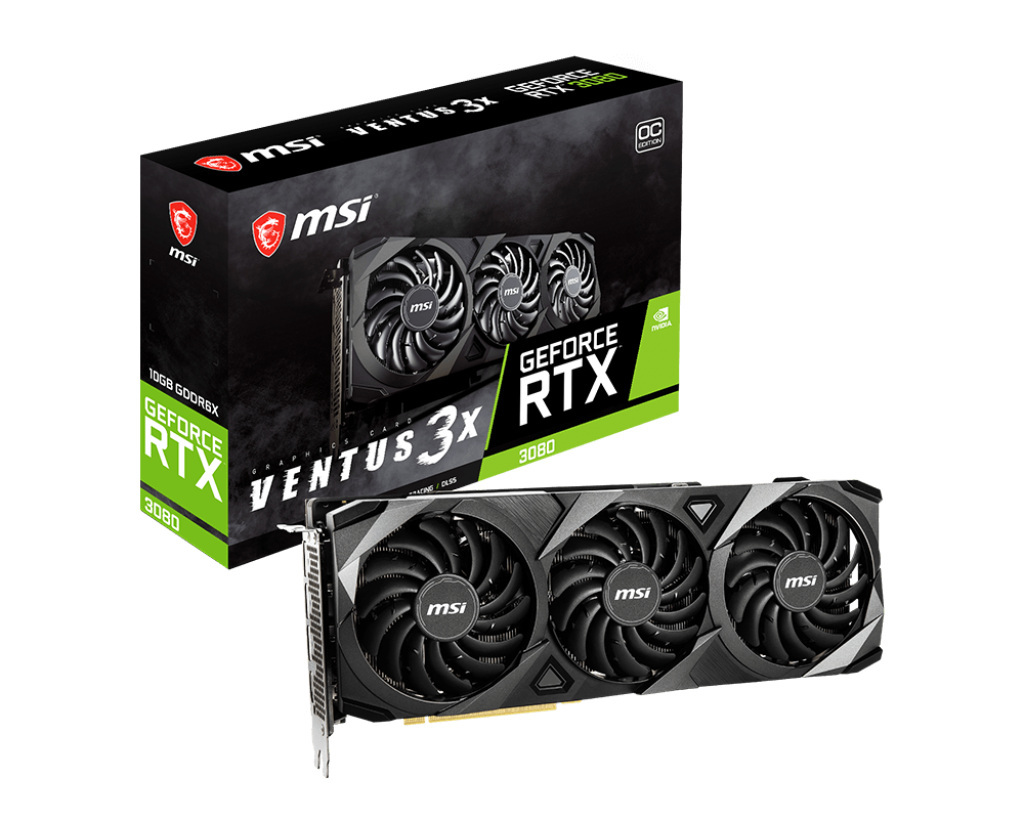 MSI GeForce RTX 3080 VENTUS 3X PLUS 10GB OC LHR GDDR6X