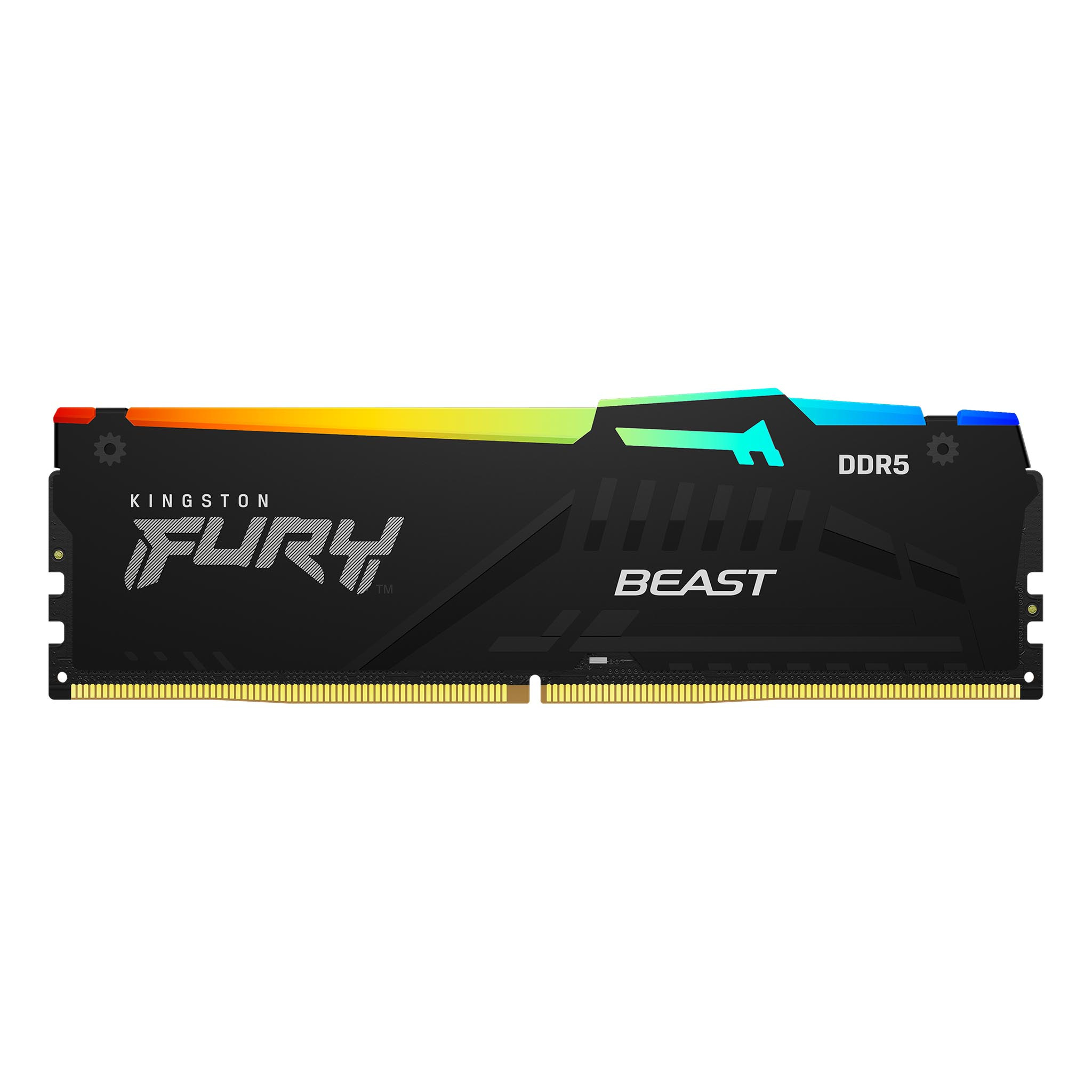 Pamięć Kingston FURY Beast Black RGB 16GB (1x16GB) DDR5 6000 CL40 KF560C40BBA-16 Pamięć Kingston FURY Beast Black RGB 16GB (1x16GB) DDR5 6000 CL40 KF560C40BBA-16