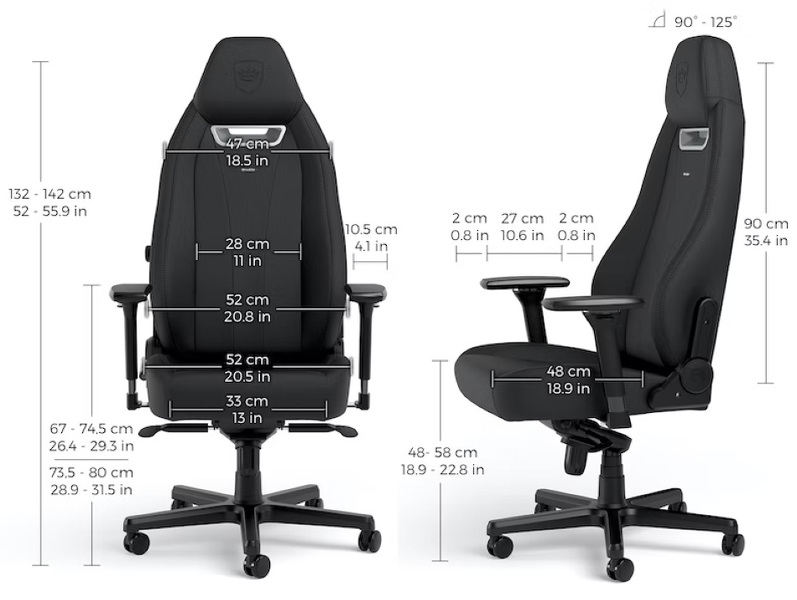 Zdjęcie produktu: noblechairs LEGEND Black (NBL-LGD-GER-BED)