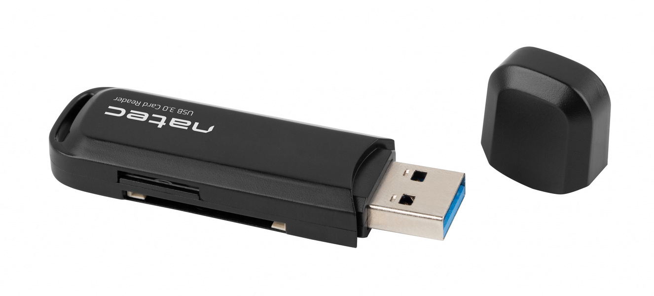 Zdjęcie produktu: Czytnik kart Natec Mini SCARAB 2 SD/MicroSD, USB 3.0 - czarny NCZ-1874