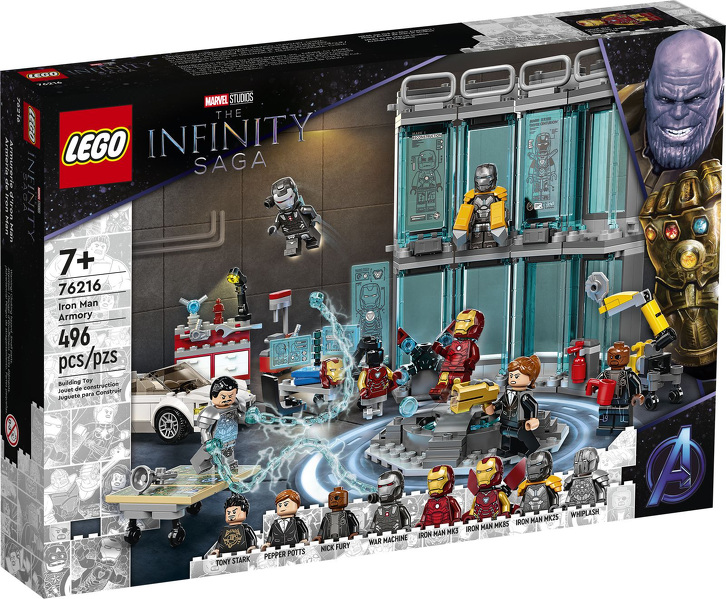 Zdjęcie produktu: LEGO Marvel 76216 Zbrojownia Iron Mana