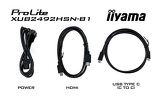 Miniatura zdjęcia: Iiyama ProLite XUB2492HSN-B1 FHD IPS USB-C