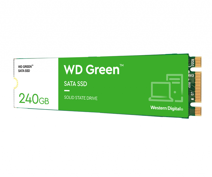 Zdjęcie produktu: Dysk WD Green SSD 240GB M.2 SATA WDS240G3G0B Zdjęcie produktu: Dysk WD Green SSD 240GB M.2 SATA WDS240G3G0B