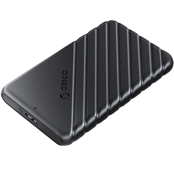 Zdjęcie produktu: Obudowa zewnętrzna na dysk 2,5" HDD/SSD ORICO, SATA III, USB-A 3.1 - czarna (25PW1-U3-BK-EP)