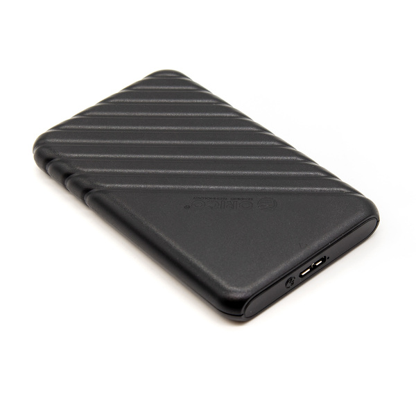 Zdjęcie produktu: Obudowa zewnętrzna na dysk 2,5" HDD/SSD ORICO, SATA III, USB-A 3.1 - czarna (25PW1-U3-BK-EP)