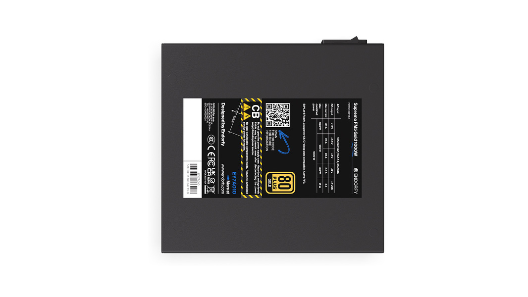 Zdjęcie produktu: Zasilacz Endorfy Supremo FM5 Gold 1000W EY7A010 Zdjęcie produktu: Zasilacz Endorfy Supremo FM5 Gold 1000W EY7A010