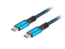 Miniatura zdjęcia: Kabel przewód USB Typ-C do Typ-C 120cm Lanberg, USB4, 100W, 8K 30Hz - czarno - niebieski (CA-CMCM-45CU-0012-BK) Miniatura zdjęcia: Kabel przewód USB Typ-C do Typ-C 120cm Lanberg, USB4, 100W, 8K 30Hz - czarno - niebieski (CA-CMCM-45CU-0012-BK)