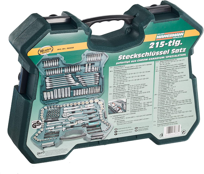 Zdjęcie produktu: Mannesmann M98430 Zestaw Kluczy Nasadowych