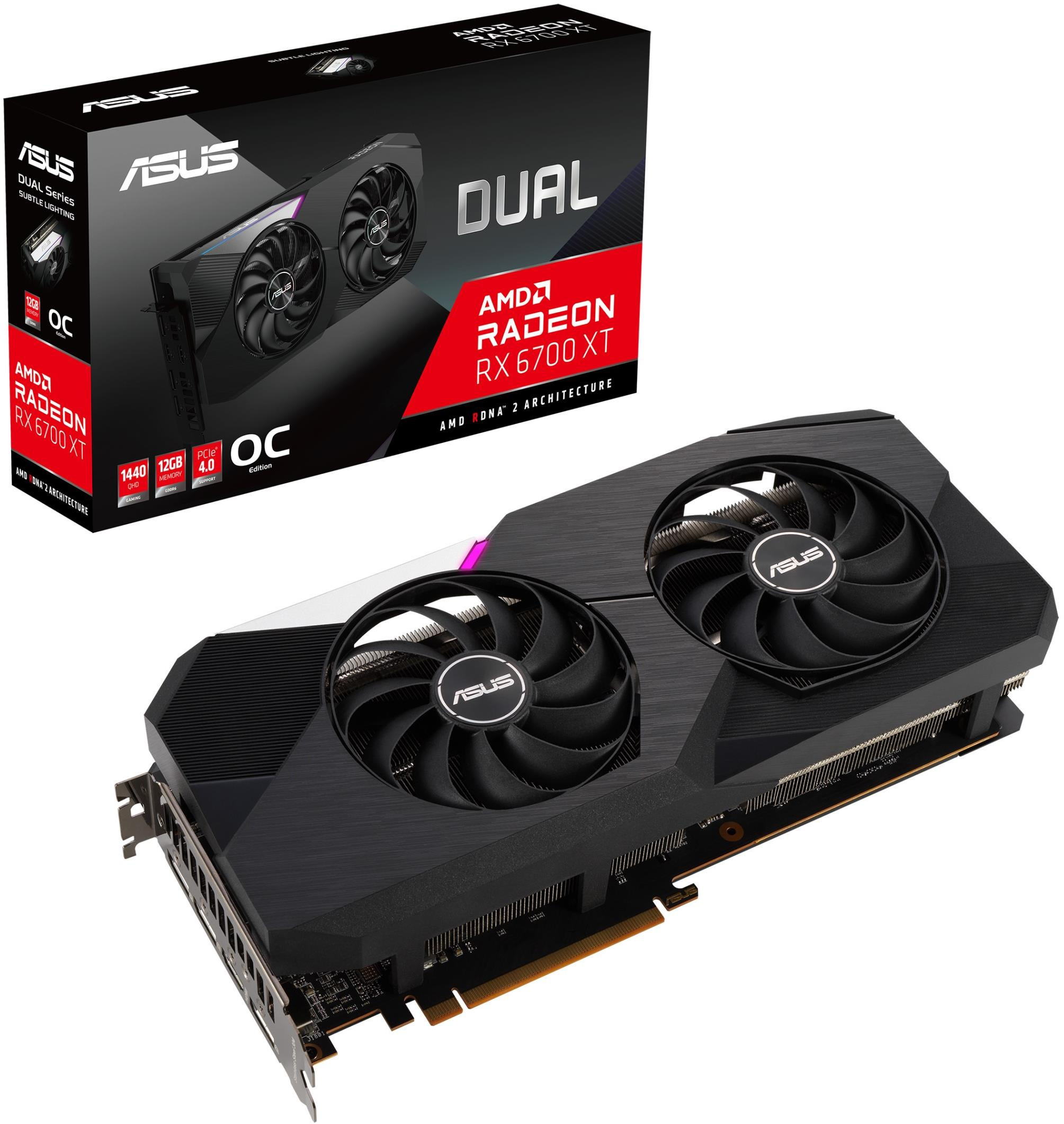 Asus Radeon RX 6700 XT OC 12GB GDDR6 FreeSync Asus Radeon RX 6700 XT OC 12GB GDDR6 FreeSync