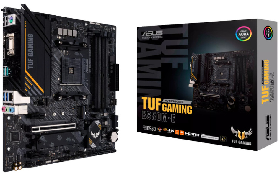 Zdjęcie produktu: Płyta główna Asus TUF GAMING B550M-E AM4 Zdjęcie produktu: Płyta główna Asus TUF GAMING B550M-E AM4