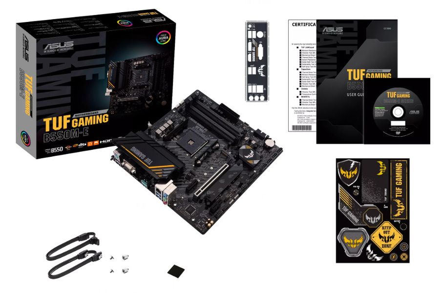 Zdjęcie produktu: Płyta główna Asus TUF GAMING B550M-E AM4 Zdjęcie produktu: Płyta główna Asus TUF GAMING B550M-E AM4