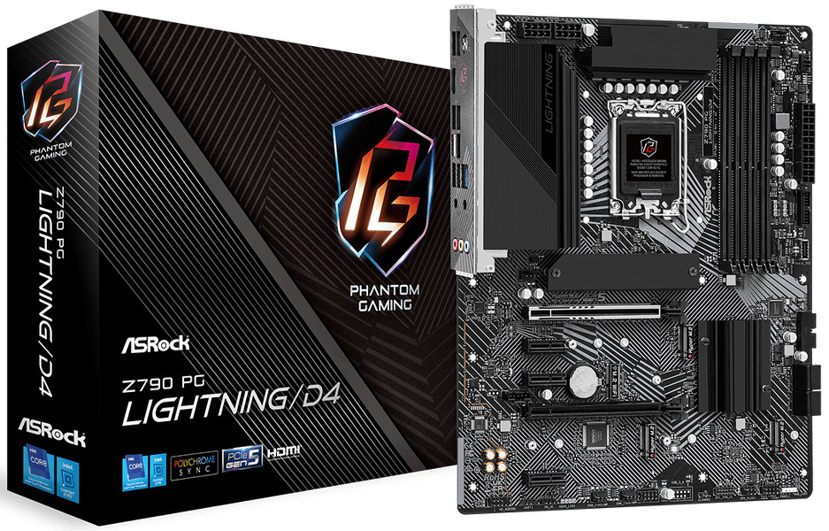 Zdjęcie produktu: Płyta główna ASRock Z790 PG Lightning/D4 DDR4 LGA1700 Zdjęcie produktu: Płyta główna ASRock Z790 PG Lightning/D4 DDR4 LGA1700