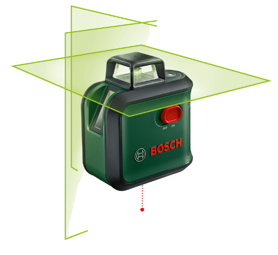 Bosch Laser Krzyżowy ze statywem AdvancedLevel 360
