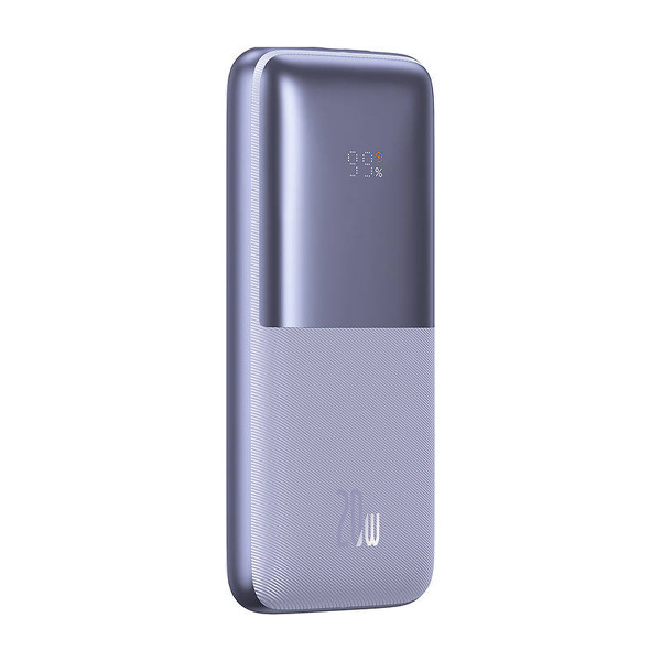 Zdjęcie produktu: Powerbank Baseus Bipow PRO 10000mAh, 2xUSB, USB TYP-C, + przewód USB Typu A - USB Typu C 3A 0.3m, 20W - fioletowy (PPBD040205) Zdjęcie produktu: Powerbank Baseus Bipow PRO 10000mAh, 2xUSB, USB TYP-C, + przewód USB Typu A - USB Typu C 3A 0.3m, 20W - fioletowy (PPBD040205)