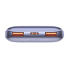 Miniatura zdjęcia: Powerbank Baseus Bipow PRO 10000mAh, 2xUSB, USB TYP-C, + przewód USB Typu A - USB Typu C 3A 0.3m, 20W - fioletowy (PPBD040205) Miniatura zdjęcia: Powerbank Baseus Bipow PRO 10000mAh, 2xUSB, USB TYP-C, + przewód USB Typu A - USB Typu C 3A 0.3m, 20W - fioletowy (PPBD040205)