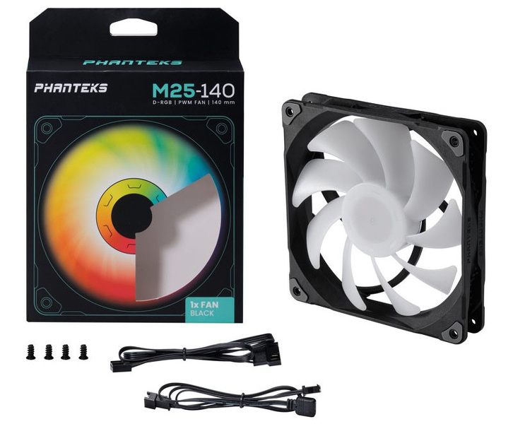 Zdjęcie produktu: Wentylator Phanteks M25 PWM ARGB Fan 140mm, czarny