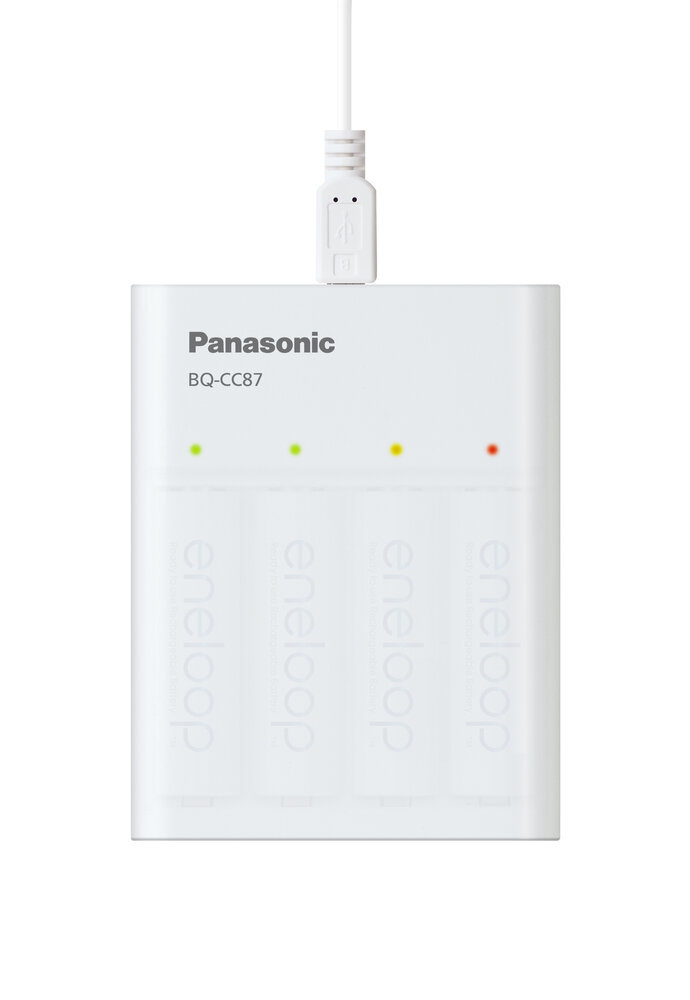 Panasonic Eneloop BQ-CC87+4xR6/AA 2000mAh Panasonic Eneloop BQ-CC87+4xR6/AA 2000mAh