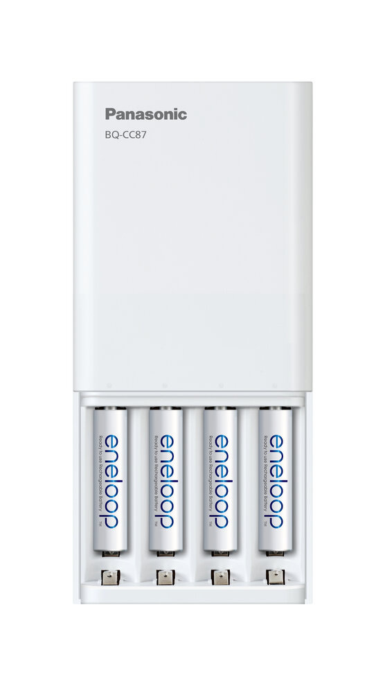 Panasonic Eneloop BQ-CC87+4xR6/AA 2000mAh Panasonic Eneloop BQ-CC87+4xR6/AA 2000mAh